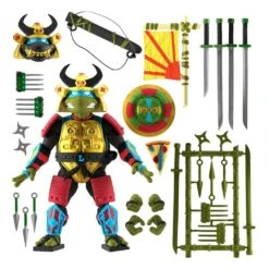 [PRE-ORDER SEPTIEMBRE 2022] SUPER 7 TORTUGAS NINJA ULTIMATES LEO THE SEWER SAMURAI – 18 CM
