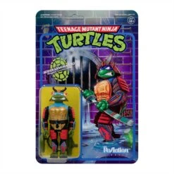 SUPER 7 TORTUGAS NINJA REACTION SAMURAI LEONARDO – 10 CM