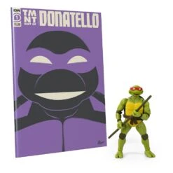 [PRE-ORDER SEPTIEMBRE 2022] THE LOYAL SUBJECTS TORTUGAS NINJA + COMIC BST AXN X IDW DONATELLO EXCLUSIVE – 13 CM